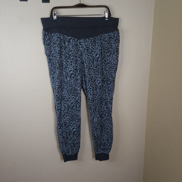 Old Navy Maternity Rollover-Waist Vintage Jogger Sweatpants in Gray Size L - Picture 1 of 10